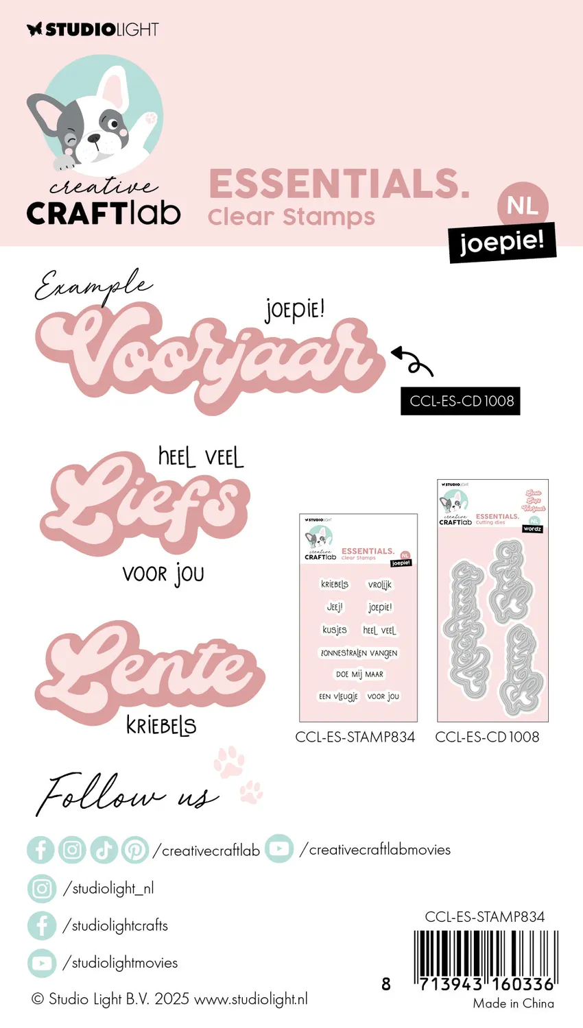 Creative Craftlab Essentials NL Joepie Clear Stamp