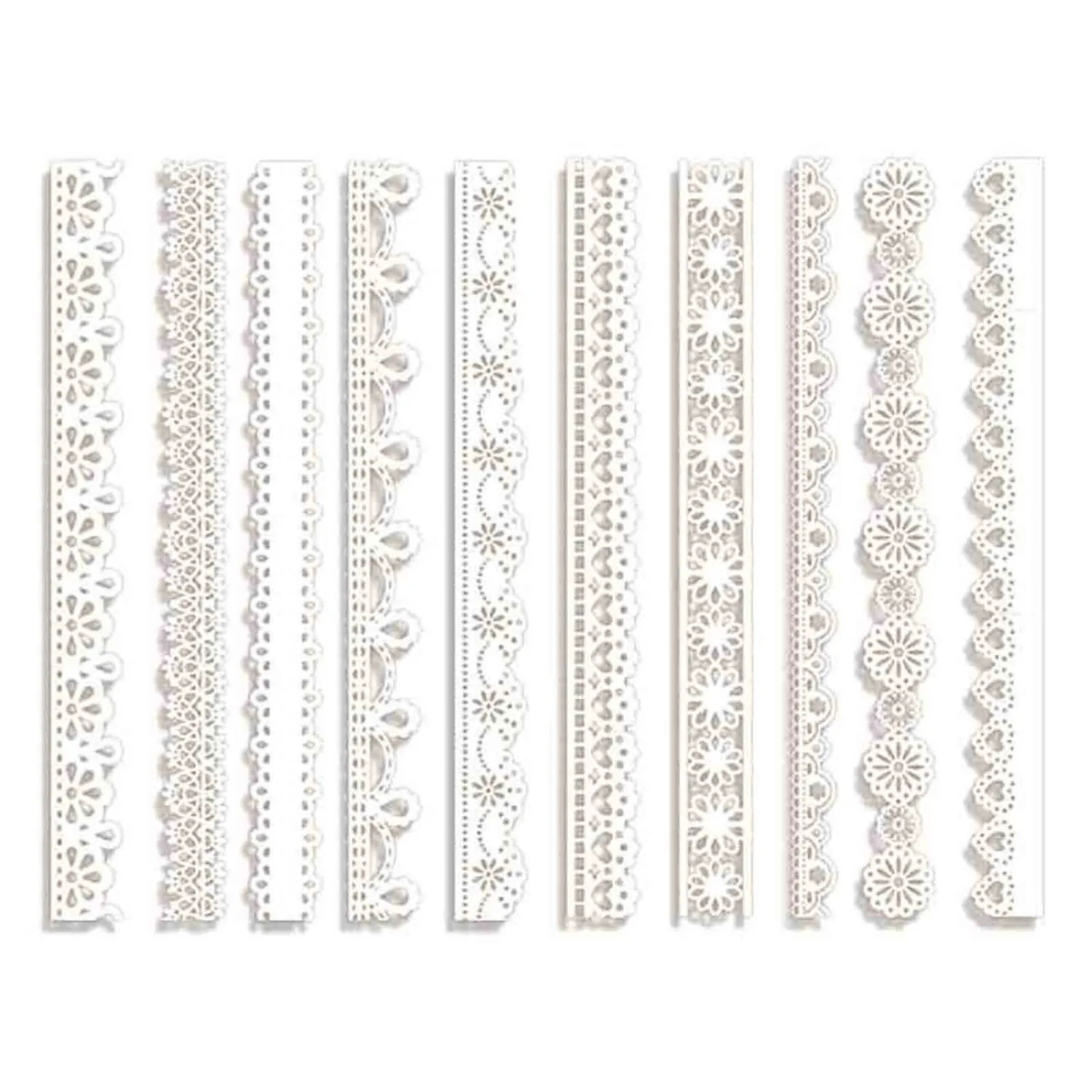 Ieebee Hollow Lace Deko Papier 10 Stück Garden Door