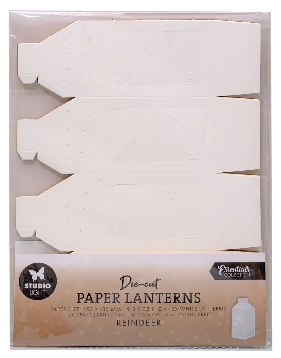 StudioLight Essentials Reindeer Die-Cut Papierblock 10 Blatt