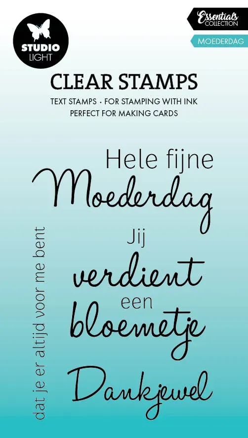 StudioLight Essentials Moederdag Clear Stempel Muttertag