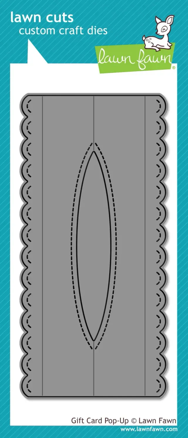 Lawn Fawn Lawn Cuts Gift Card Pop-Up Stanze LF1499