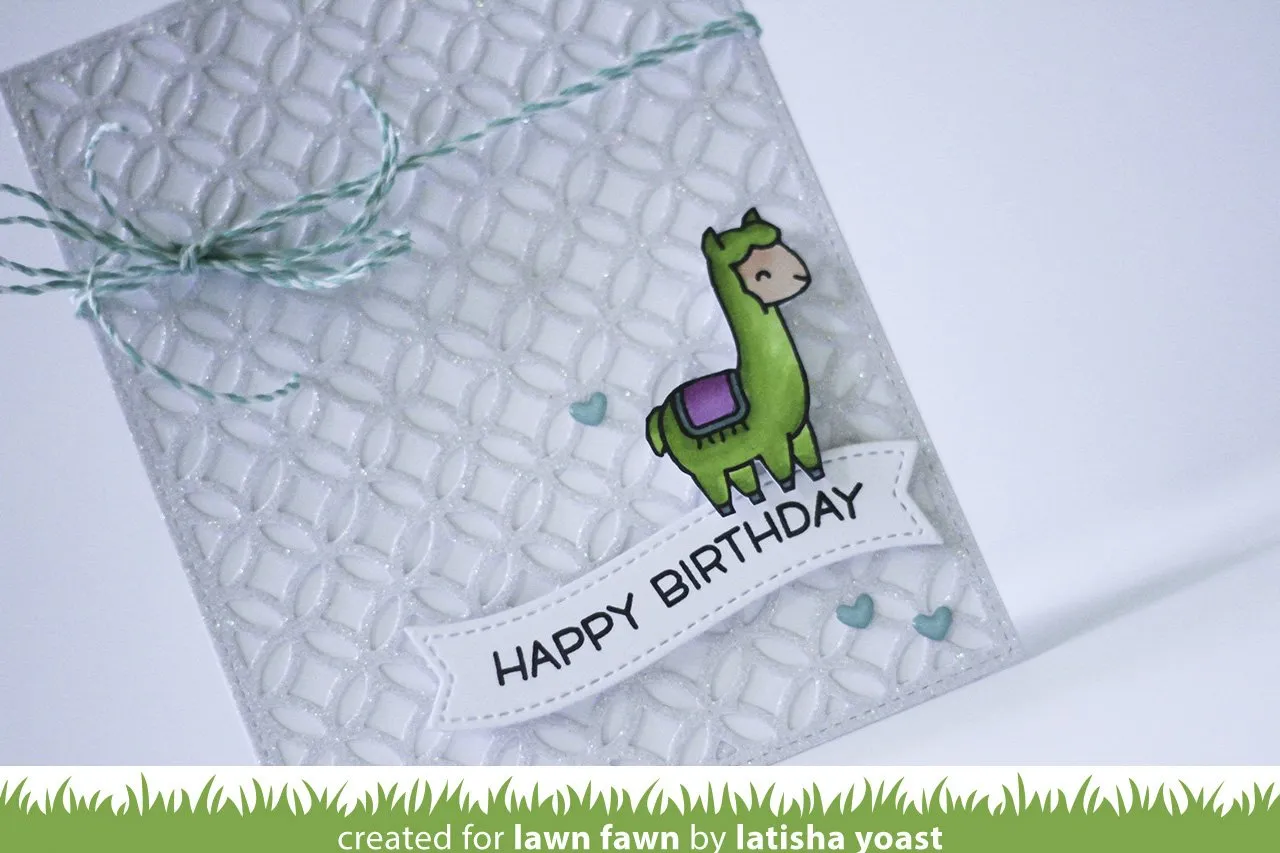 Lawn Fawn Fancy Lattice Backdrop Stanze Hintergrund