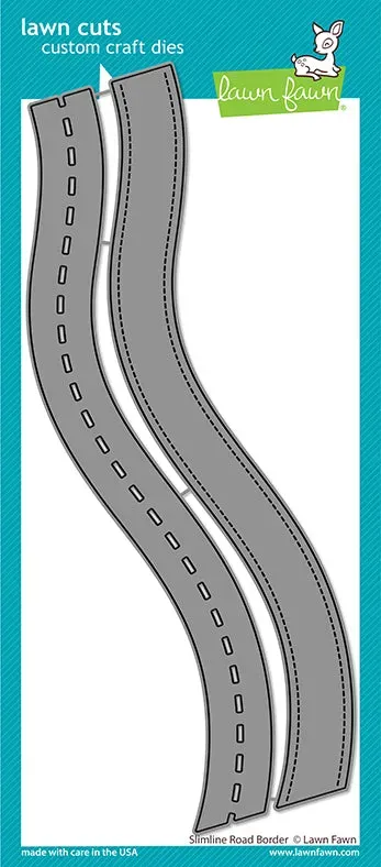Lawn Fawn Slimline Road Border Stanze 22,8 cm