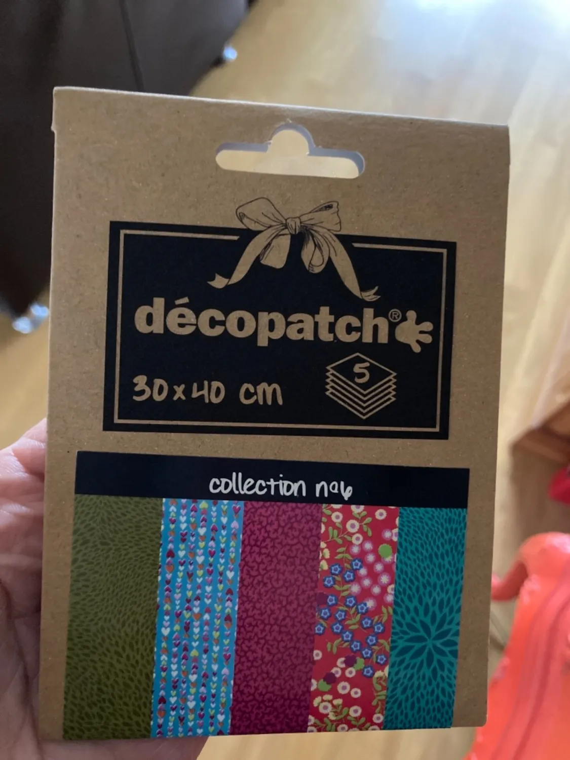 décopatch DP005O Décopatch Papier 5 Bogen Sortierung 5