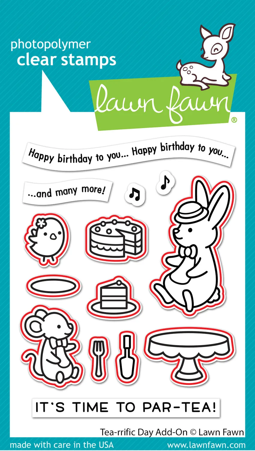 Lawn Fawn Tea-rrific Day Add-On Stanzen LF2859