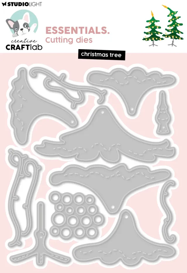 StudioLight Creative Craftlab Christmas tree Stanzschablone Weihnachten