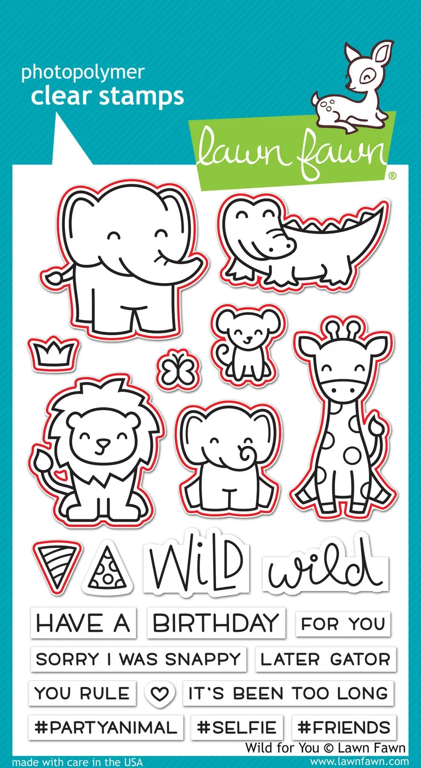 Lawn Fawn Lawn Cuts Wild For You Stanzen