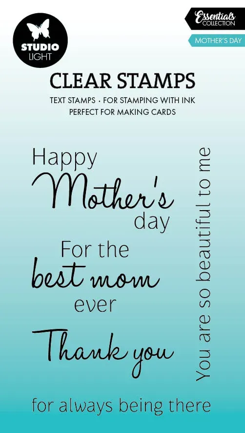 StudioLight Essentials Mothersday Clear Stamp Muttertag