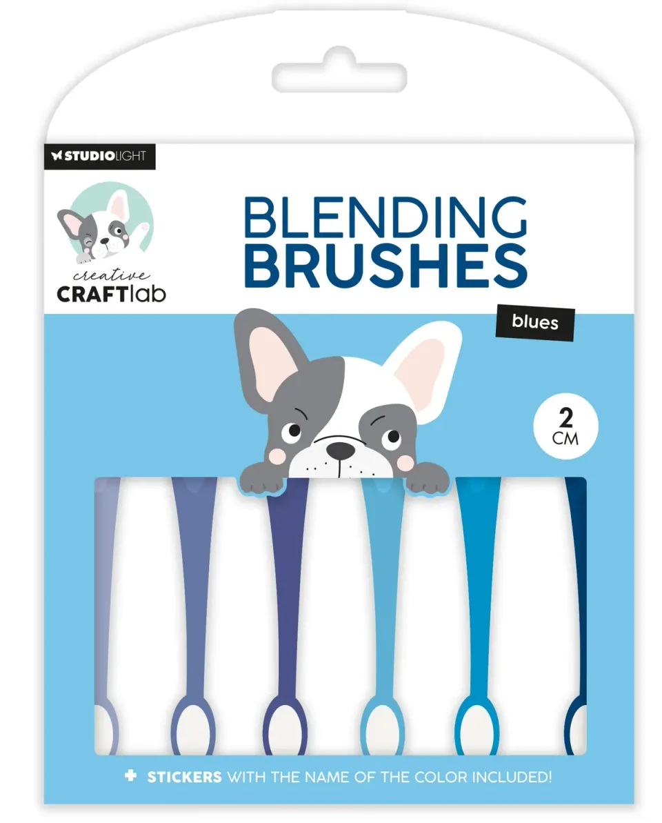 Creative Craftlab Essentials Blending Pinsel Blau weich Set