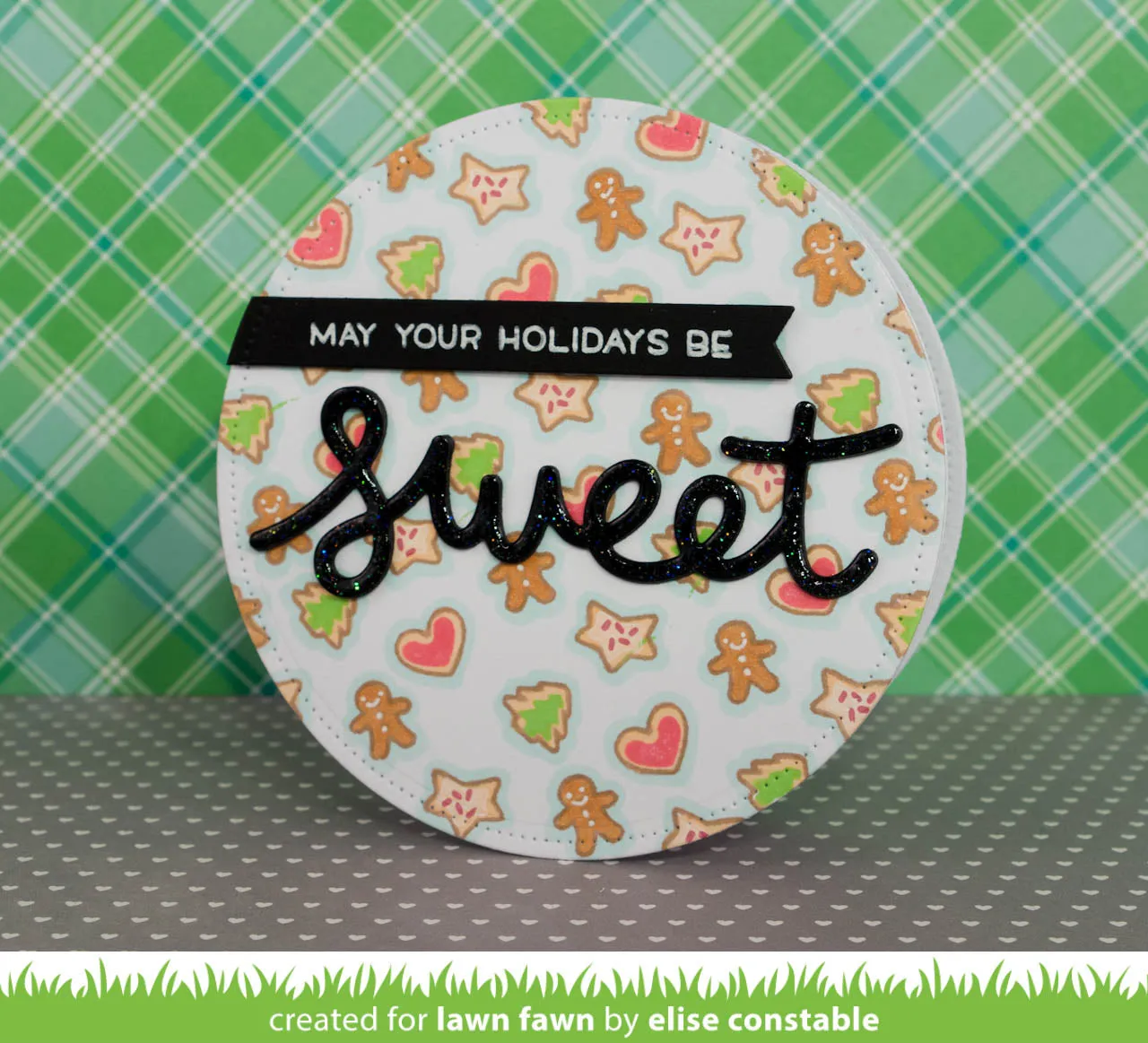 Lawn Fawn Scripty Sweet Lawn Cuts Stanze 3,5 inch