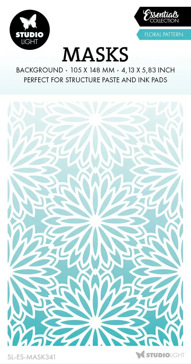 StudioLight Essentials Floral Background Schablone Blumen