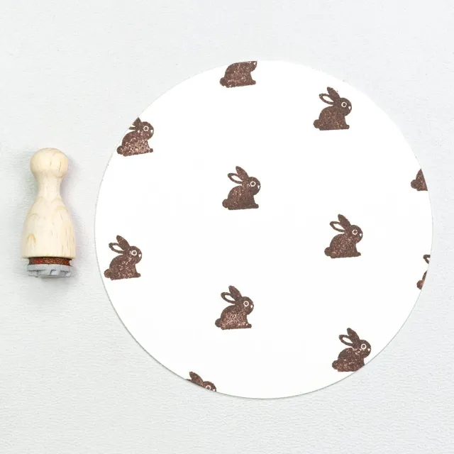Perlenfischer Häschen mini Stempel 9x10 mm Ostern