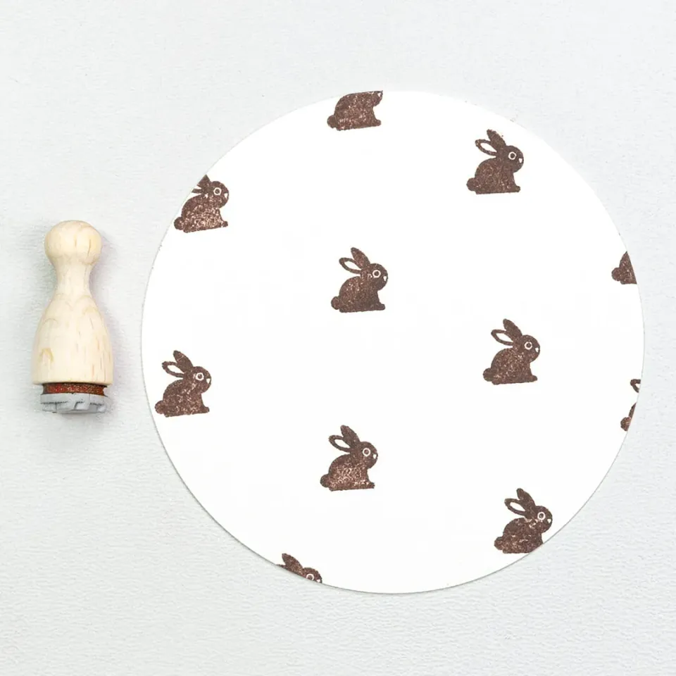 Perlenfischer Häschen mini Stempel 9x10 mm Ostern