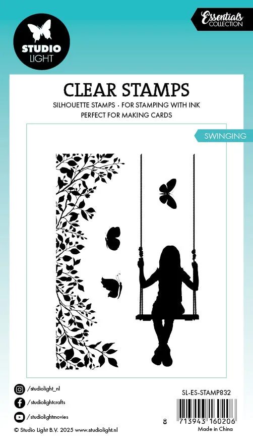 StudioLight Essentials Clear Stamps Swinging