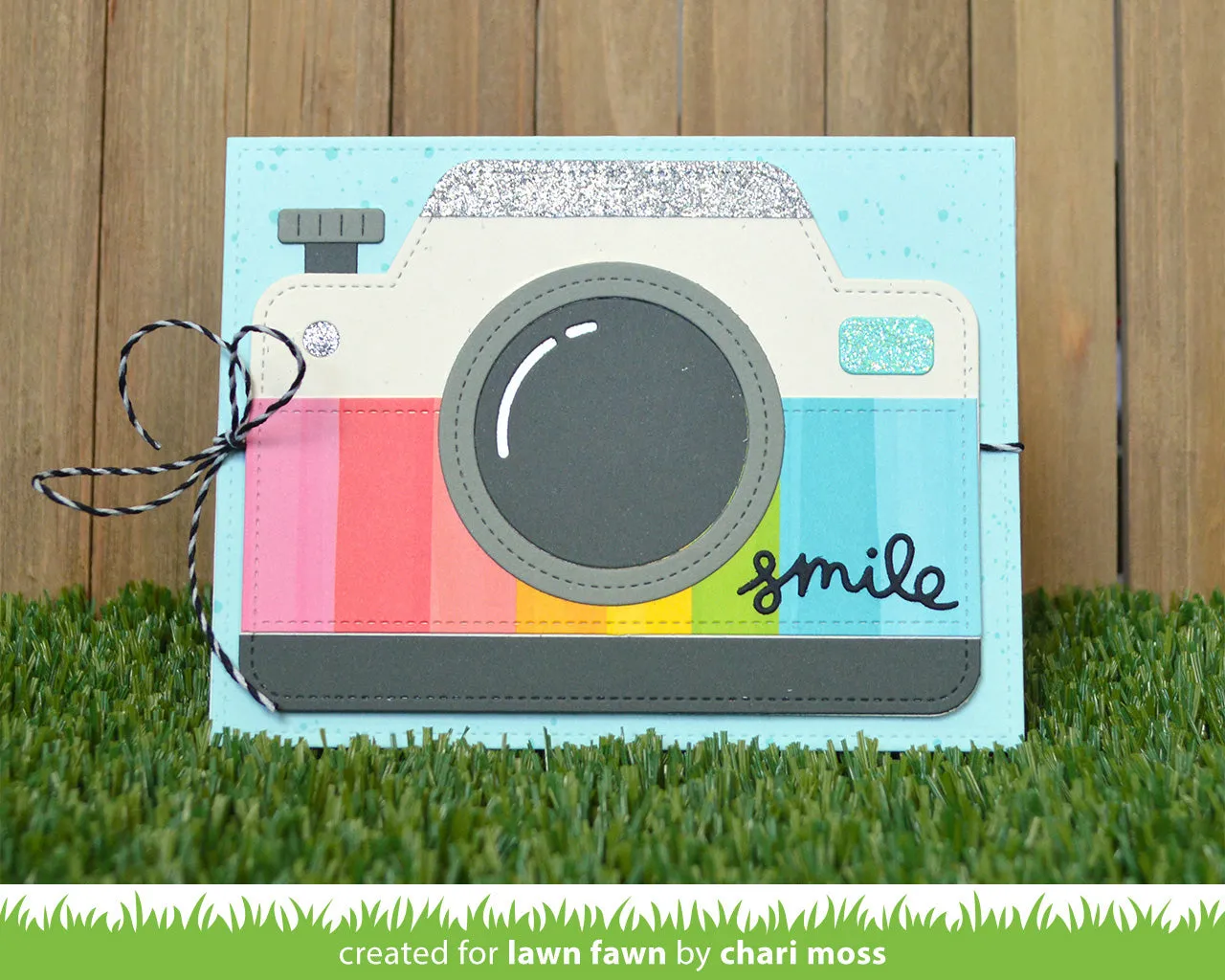 Lawn Fawn Magic Iris Camera Add-On Stanzschablonen LF2344