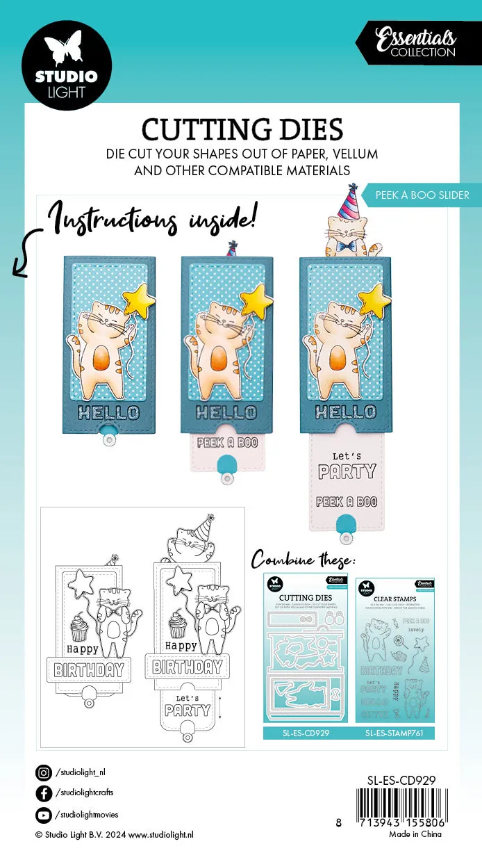 StudioLight Essentials Stanzschablone Peek A Boo Slider