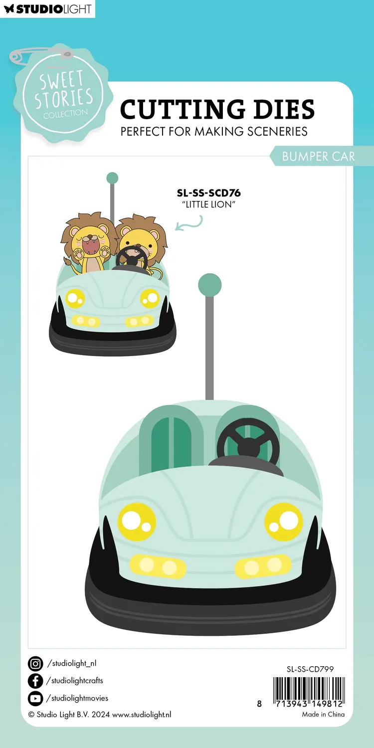 StudioLight Sweet Stories Bumper Car Stanzschablone