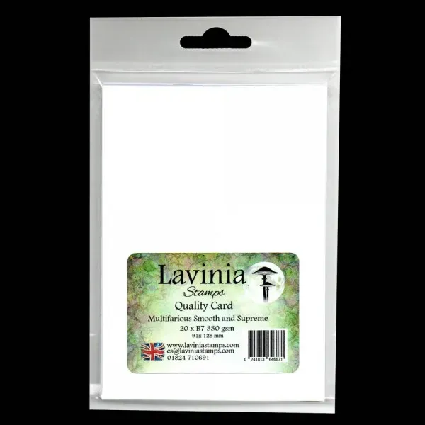 Lavinia-Stamps Multifarious Card B7 Karten 20 weiß