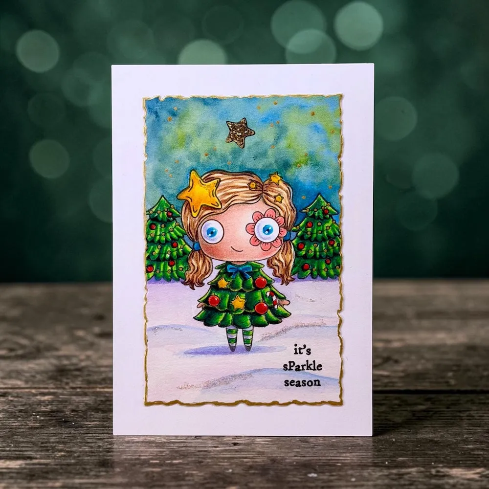 AALL and Create TP-1393 Sparkle Season Stempel A7 Weihnachten