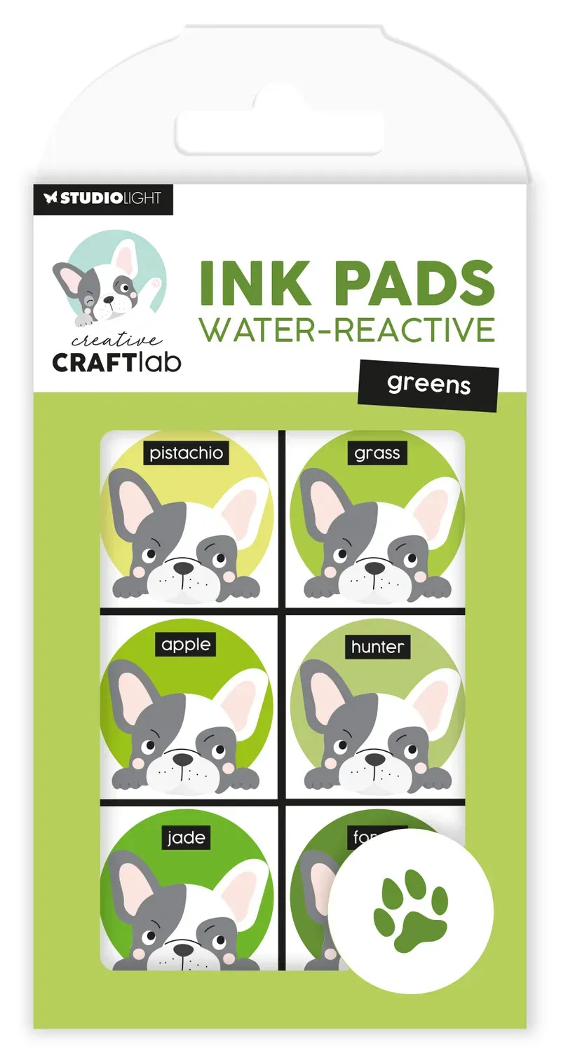StudioLight Creative Craftlab Essentials greens Stempelkissen wasserreaktiv