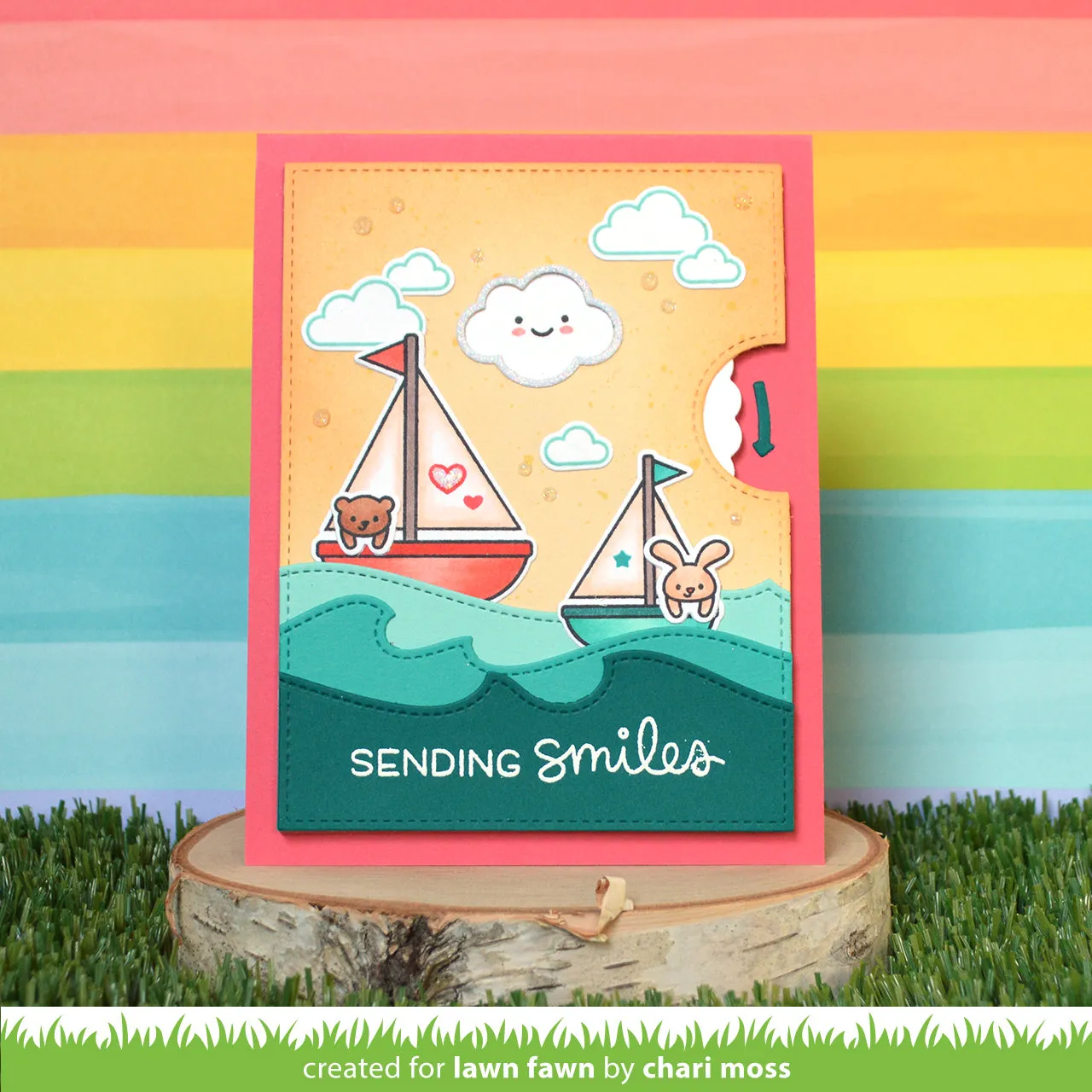 Lawn Fawn Reveal Wheel Puffy Cloud Add-On Stanze