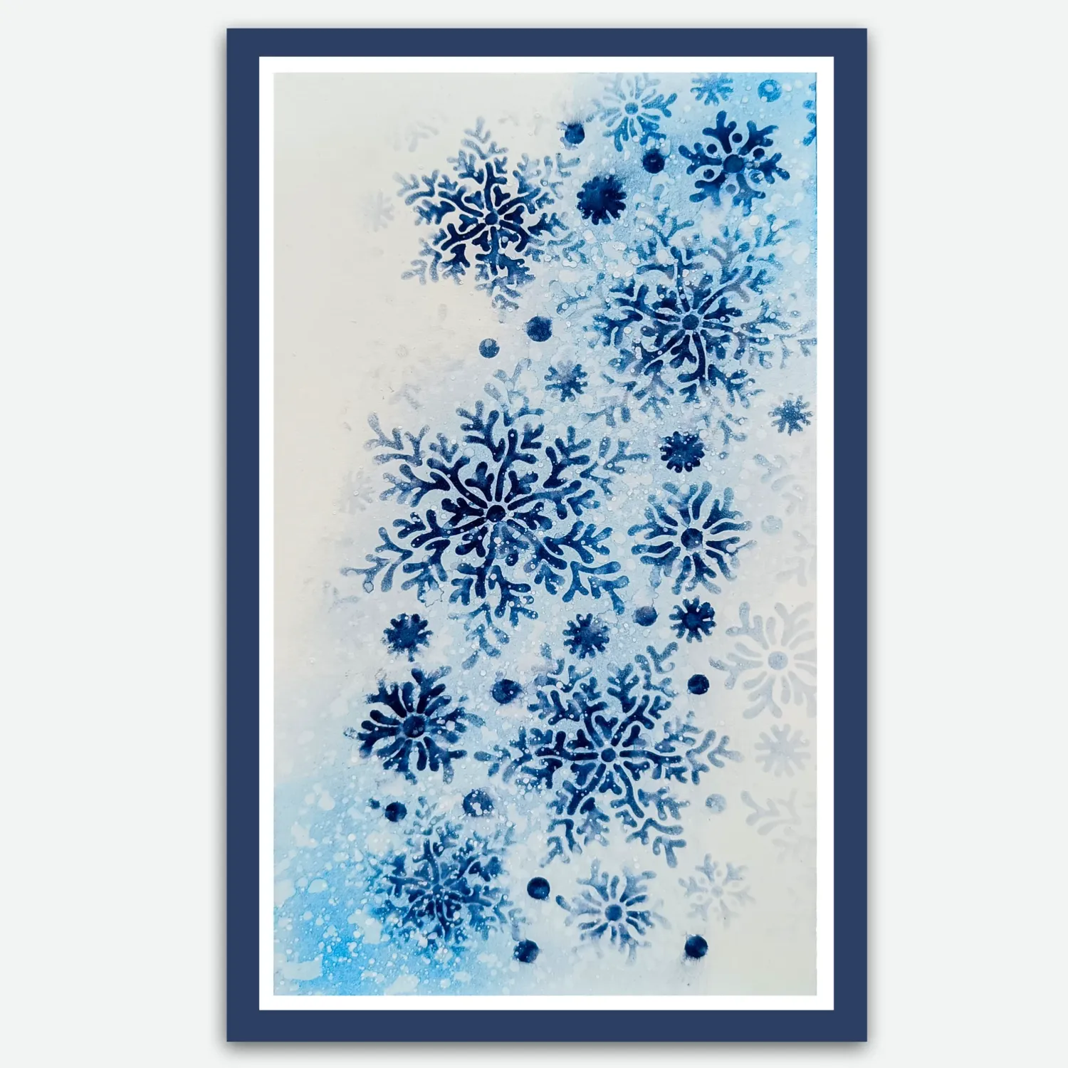 Lavinia Stamps Snowflakes Schablone Wintermotiv