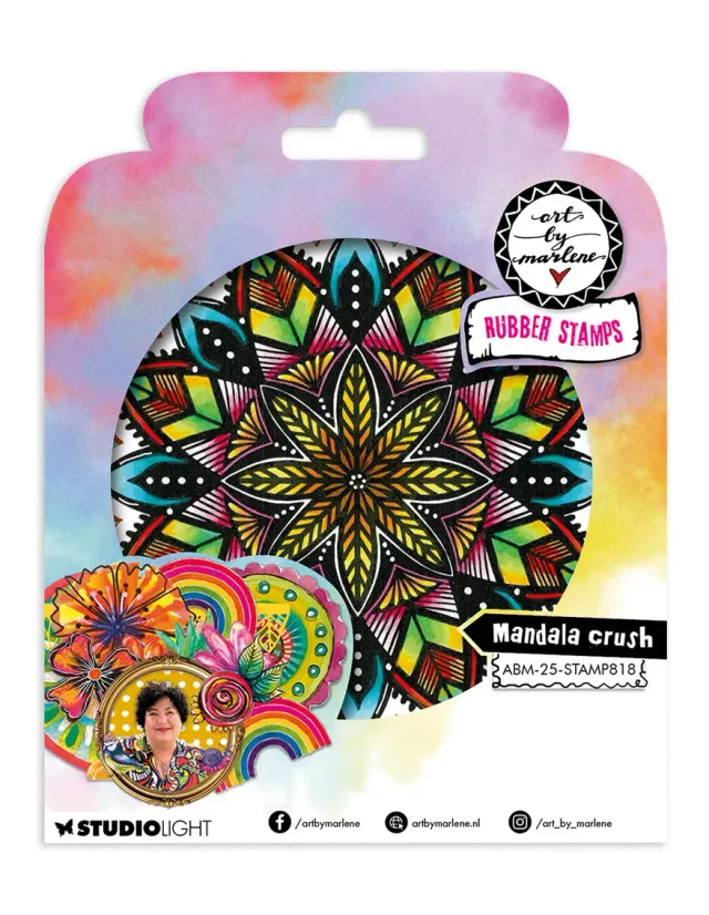 StudioLight Art by Marlene Mandala Crush Cling-Stempel 2025 floral