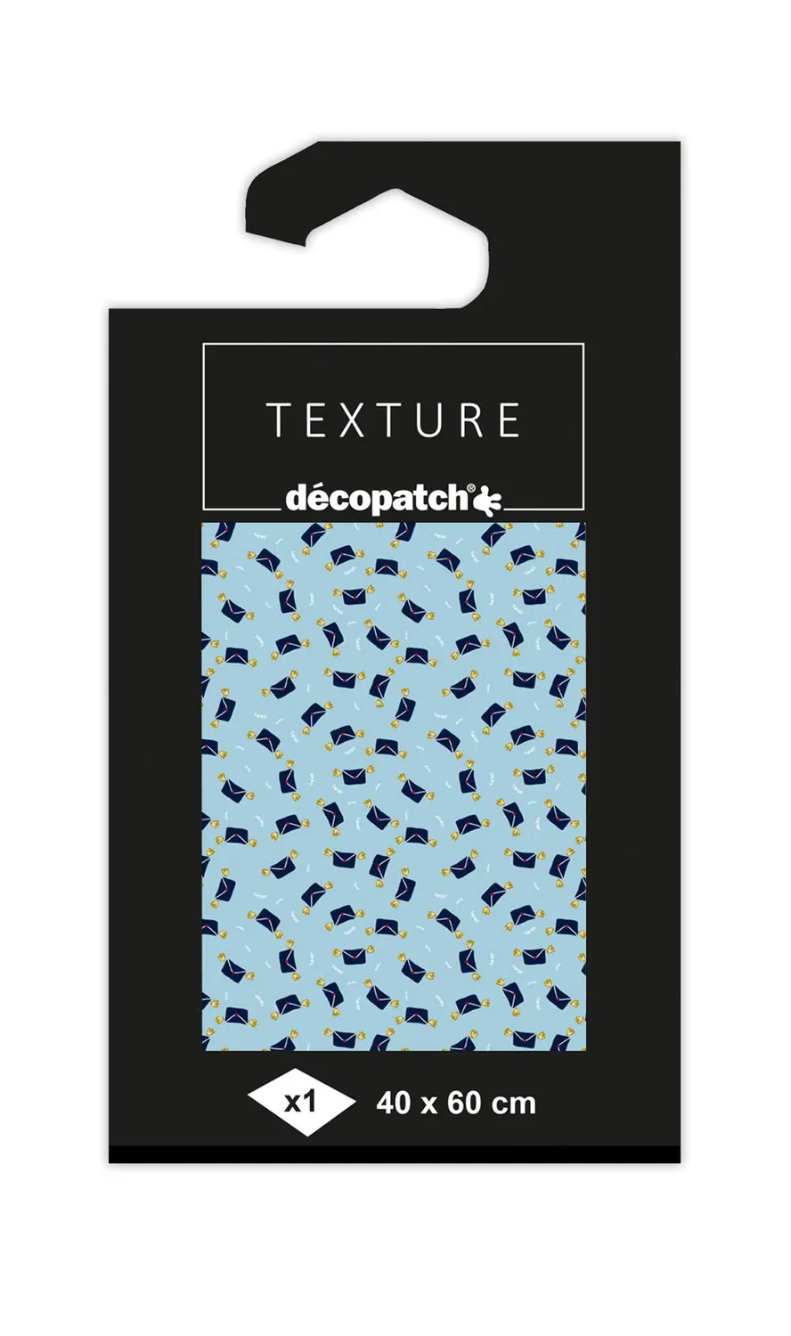 décopatch TD778C Papier Sternen Gold 1 Bogen 40x60 Metallic