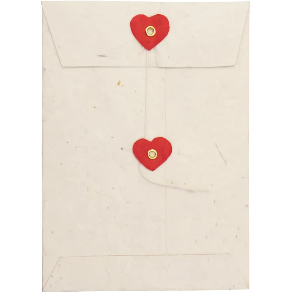Lavinia-Stamps Handmade Envelopes Briefumschläge natur 10 Stück