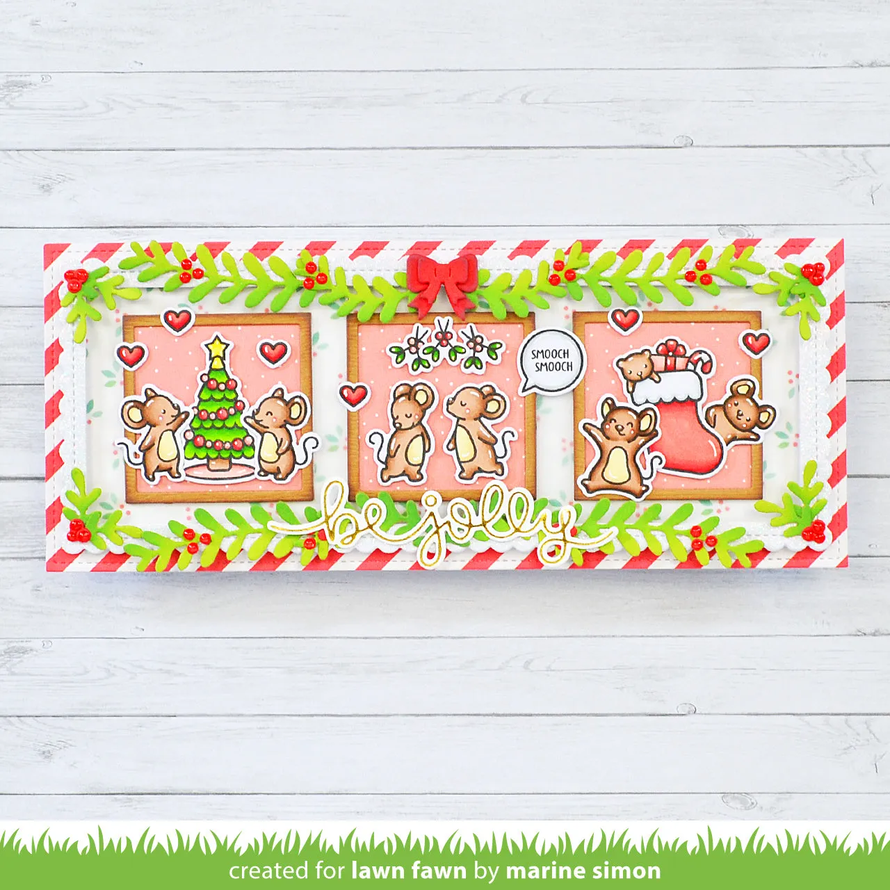 Lawn Fawn Christmas Before n Afters Clear Stamps Weihnachten
