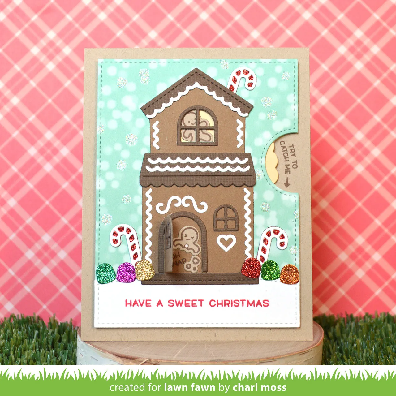 Lawn Fawn Tiny Gingerbread Stempelset Mini Weihnachten
