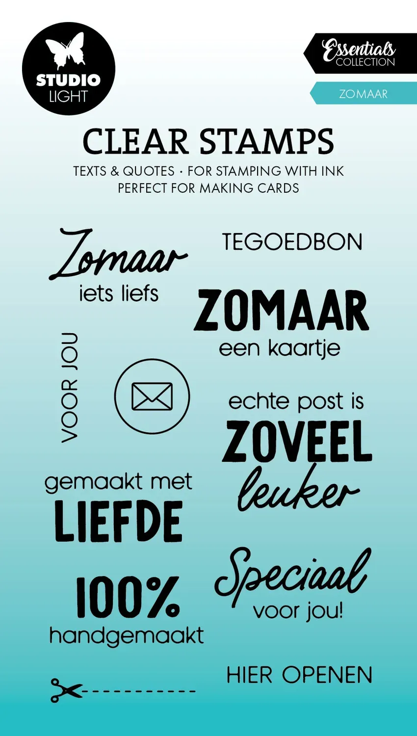 Studio Light Essentials Clear Stempel Zomaar 105x74 mm