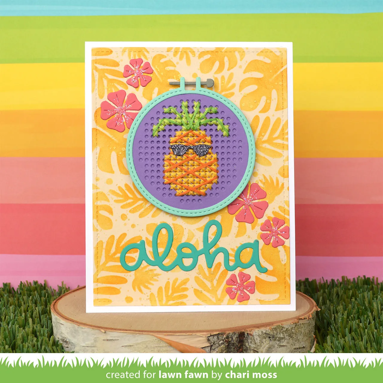 Lawn Fawn Lawn Cuts Embroidery Hoop LF3093 Stanzschablonen
