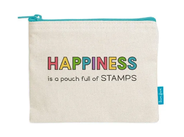 Lawn Fawn Zipper Pouch Happiness Stempeltasche 28x22 cm