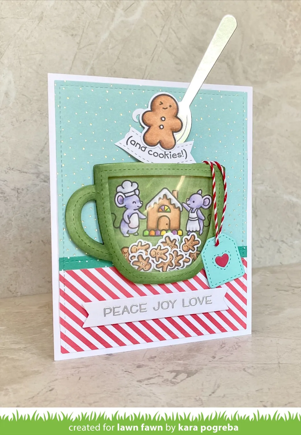 Lawn Fawn Lawn Cuts Outside In Stitched Mug LF2444 Stanze