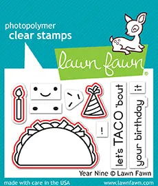 Lawn Fawn Year Nine Lawn Cuts Stanzen Party Mini