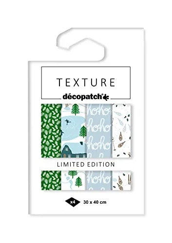 décopatch Little Gift Metallic Papier 30x40 4 Bögen