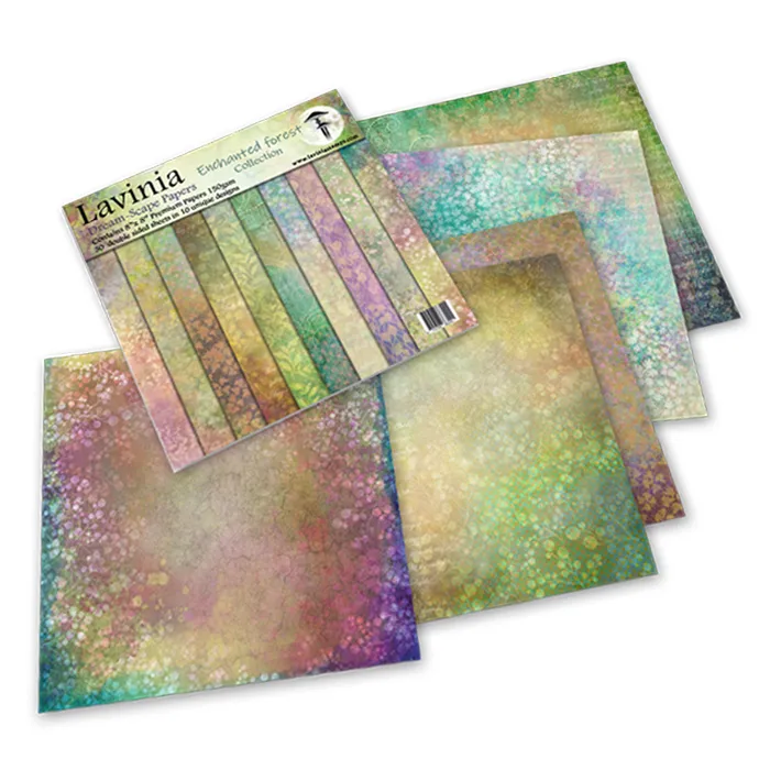 Lavinia-Stamps Dreamscape Papers Enchanted Forest Papier-Set