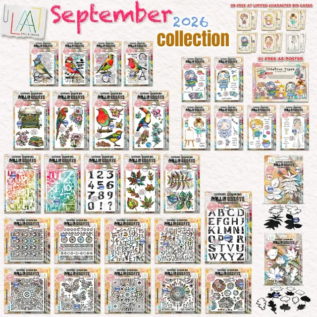 AALL and Create September 2026 Stempel Kollektion Komplettset