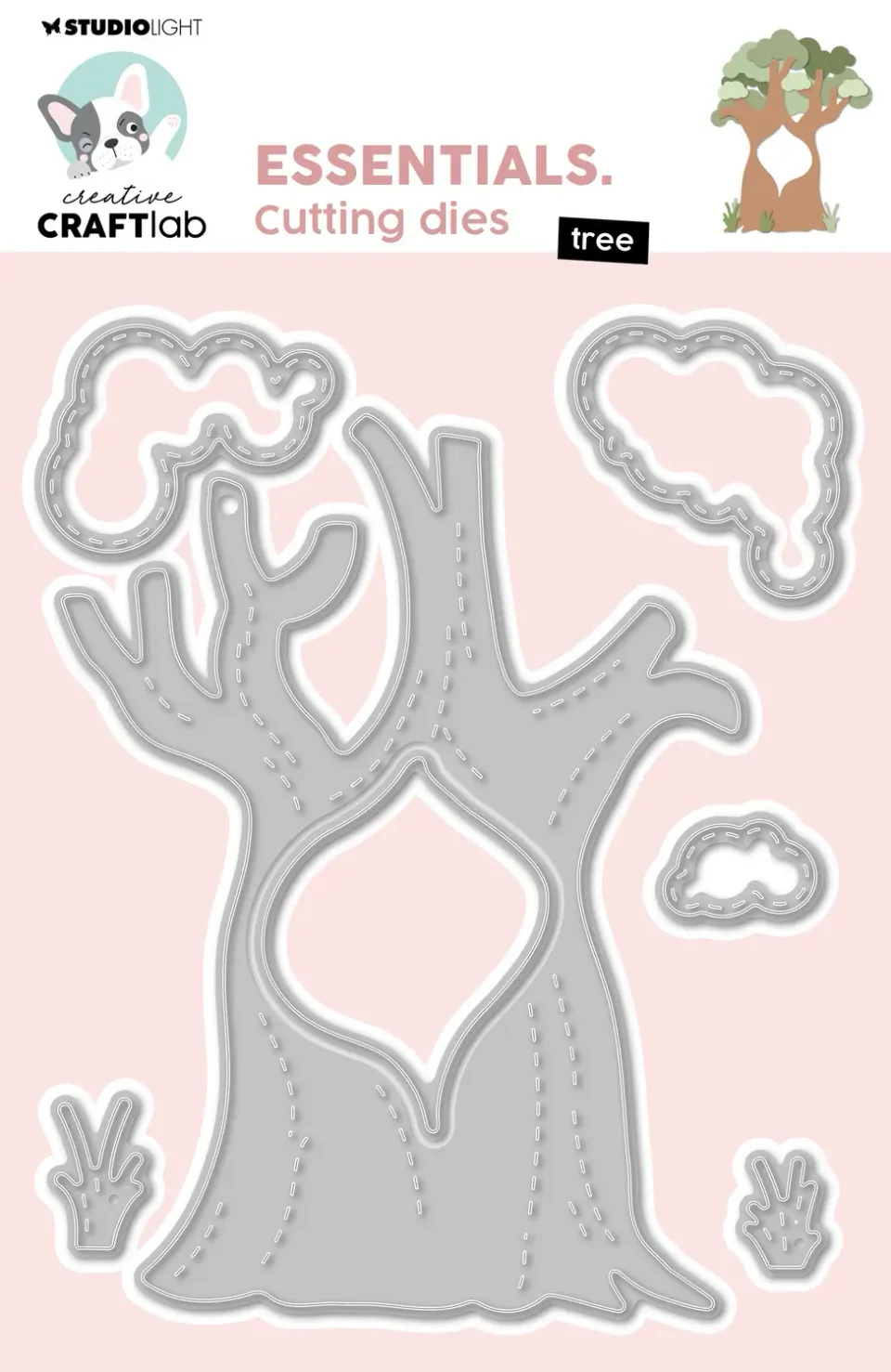 StudioLight Creative Craftlab Tree Stanzschablone Baum