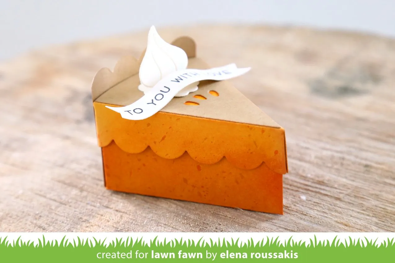 Lawn Fawn Cake Slice Box Pie Add-On Stanze LF2053