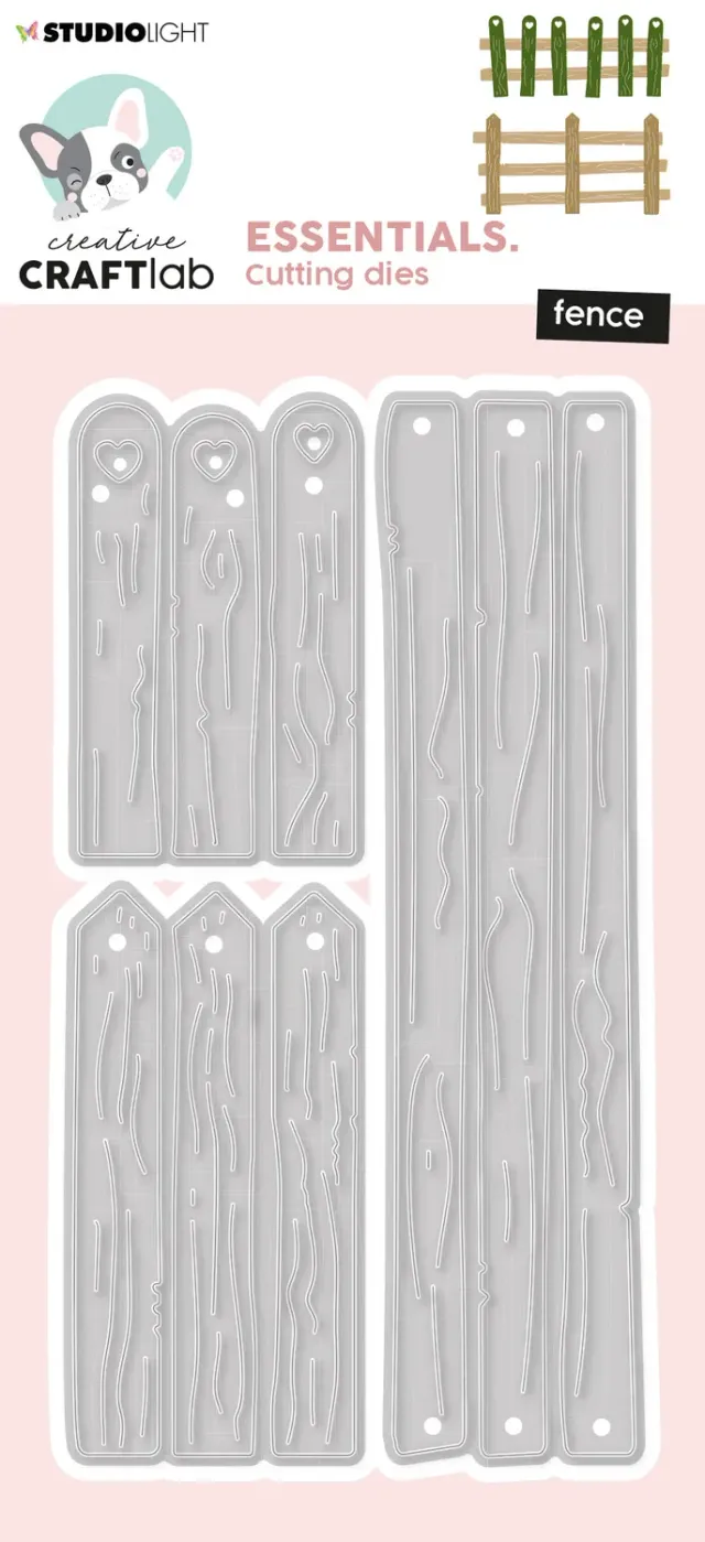 StudioLight Creative Craftlab Fence Stanzschablone Zaun