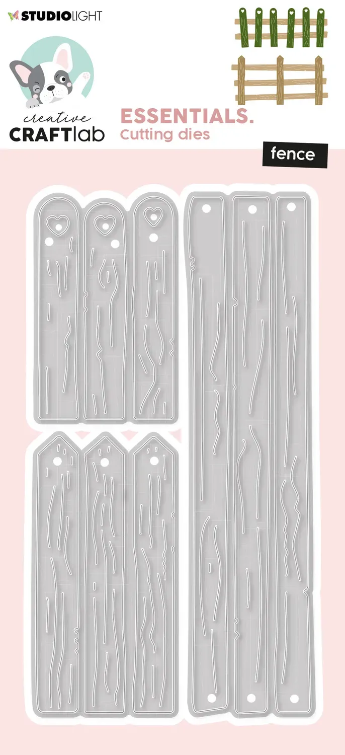 StudioLight Creative Craftlab Fence Stanzschablone Zaun