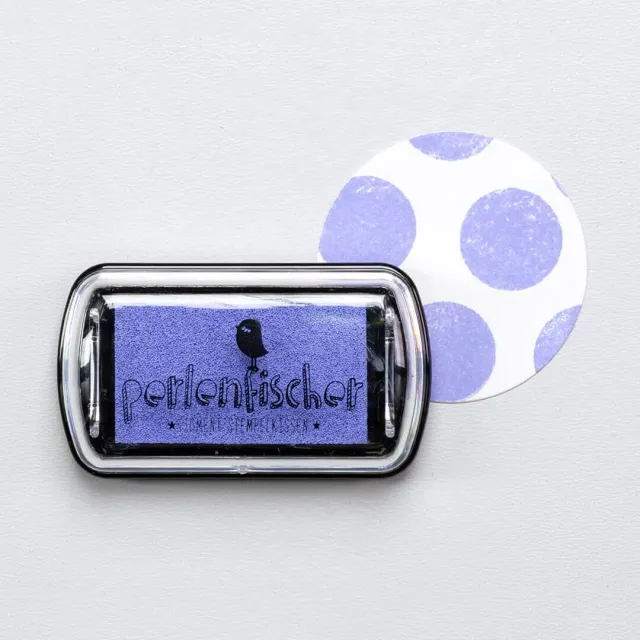 Perlenfischer Lavendel Mini Stempelkissen Pigment Lila