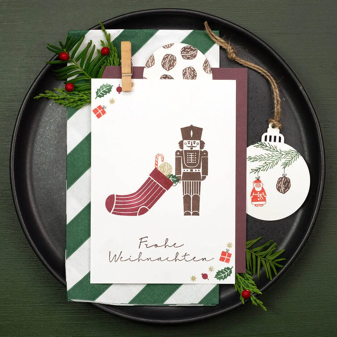 Perlenfischer Nutcracker 2 Stempel 66 x 24 mm