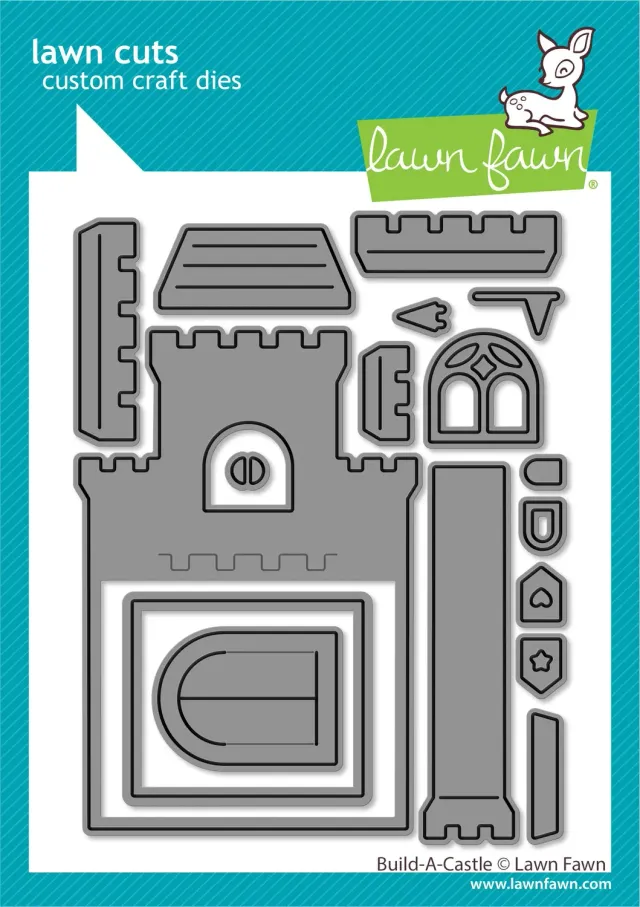 Lawn Fawn Build-a-Castle Lawn Cuts Stanzschablonen Schloss