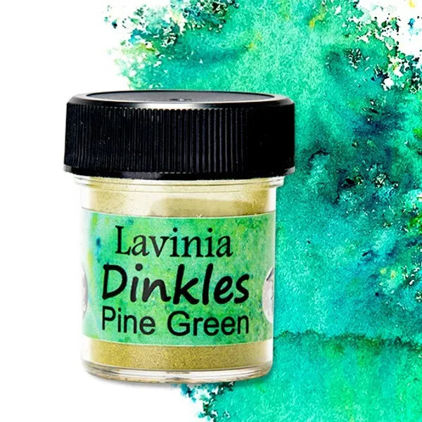 Lavinia Stamps Dinkles Pine Green Pulverfarbe 7,5g Tannengrün