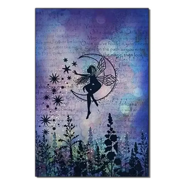 Lavinia Stamps Moon Fairy Stempel Feenmotiv