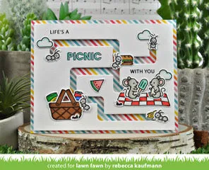 Lawn Fawn Crazy Antics Stempelset Picknick
