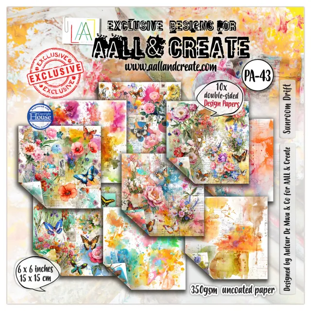 AALL and Create PA-43 Sunroom Drift Designpapier 6x6